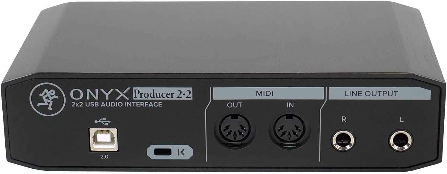 Mackie Producer Bundle with Onyx Producer interface, EM89D dynamic mic, EM91C condenser mic and MC-100 headphones.