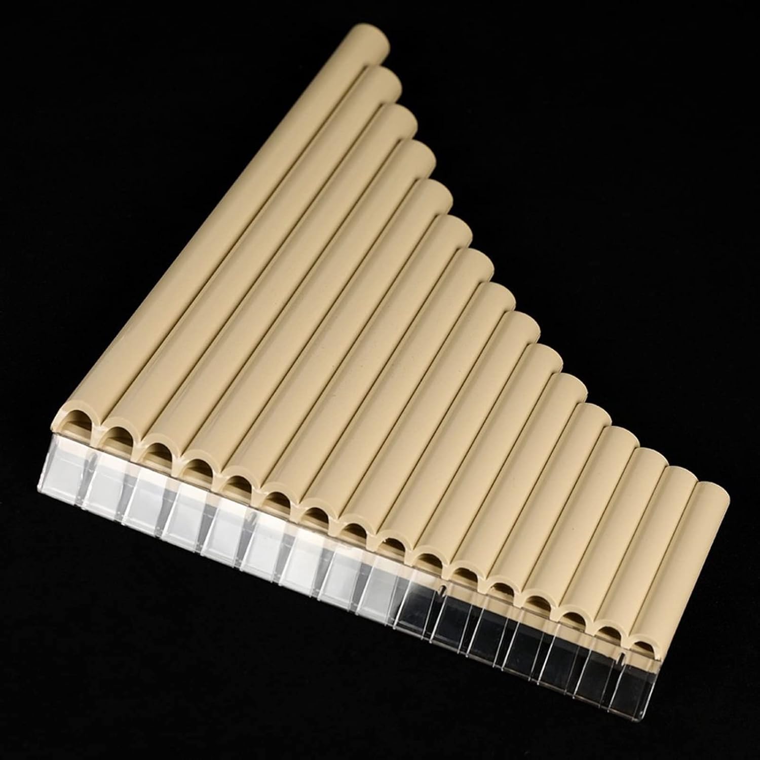 KESHUO 16 Tube Eco-Friendly C Tone Pan Flute Easy Learning for Woodwind Instruments Lovers Beginner Panpipes