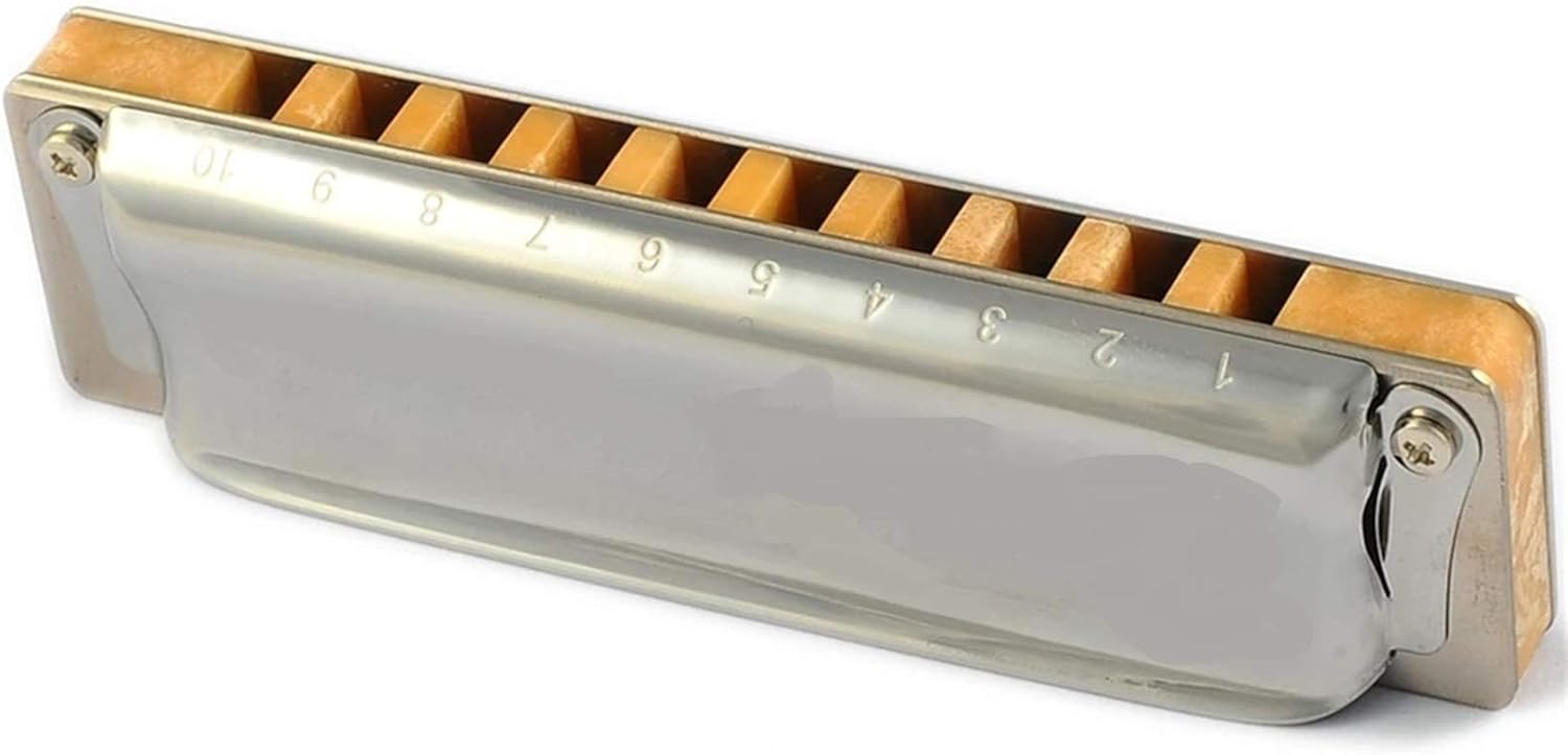 Harmonica M20 Diatonic Harmonica 10 Holes 20 Notes Blues Harp Key of C D Professional Musical Instruments (Color : Key of EB)