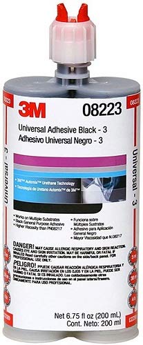 3M(TM) Universal Adhesive - 3, 08223, 200 mL, Black, 6 per case
