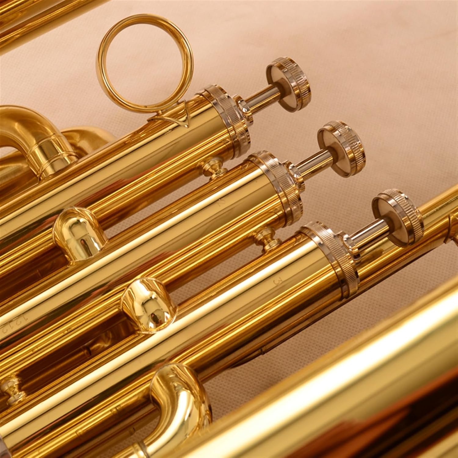 Beginner euphonium Professional Bass Instrument Trombone Trombone Instrument Gold And Silver Instrument(Gold)