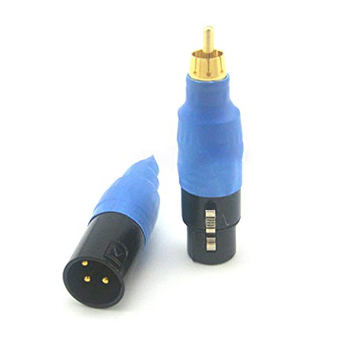 10 X RCA Male to XLR Plug Male pin Adaptor + 3 Pin XLR Female to RCA Plug Adapter Audio Connector