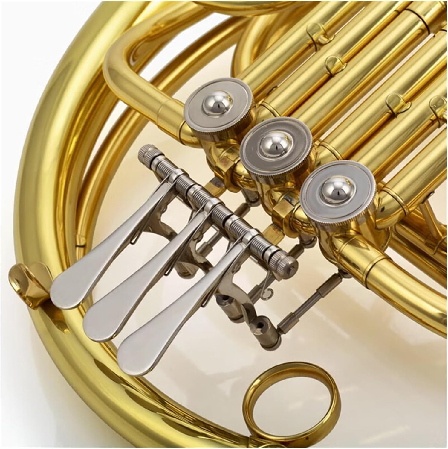 4 Key French Horn Three Key Single Row French Horn F Key Adult Lacquer Brass Instrument