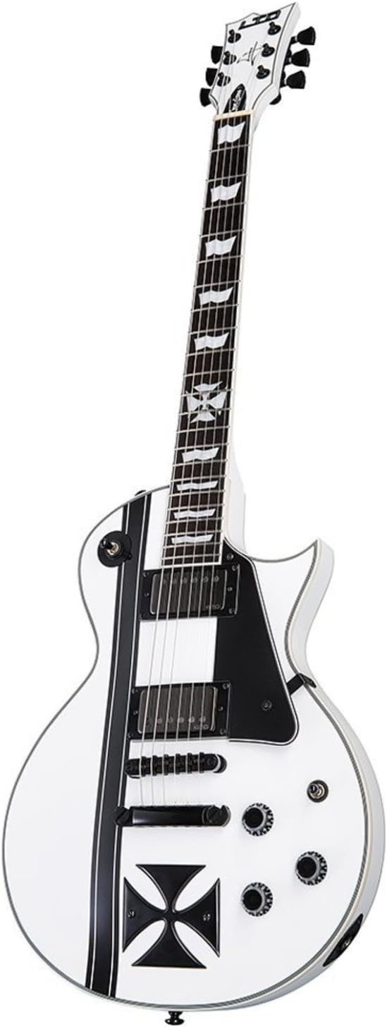 ESP LTD James Hetfield Iron Cross SW - Snow White