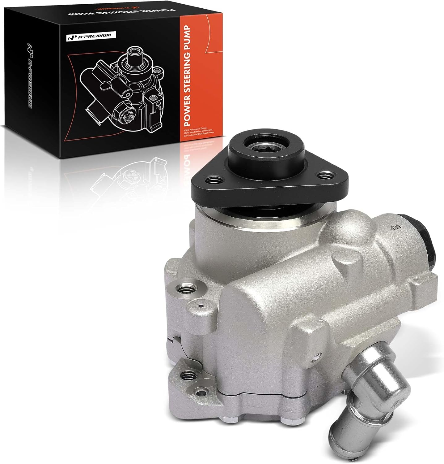 A-Premium Power Steering Pump Compatible with Jaguar F-Type 2014-2015, XF/XFR/XK/XKR 2010-2015, XFR-S 2013-2015, XJ 2010-2019, XJR 2014-2017, XJR575 2018-2019, XKR-S 2012-2015