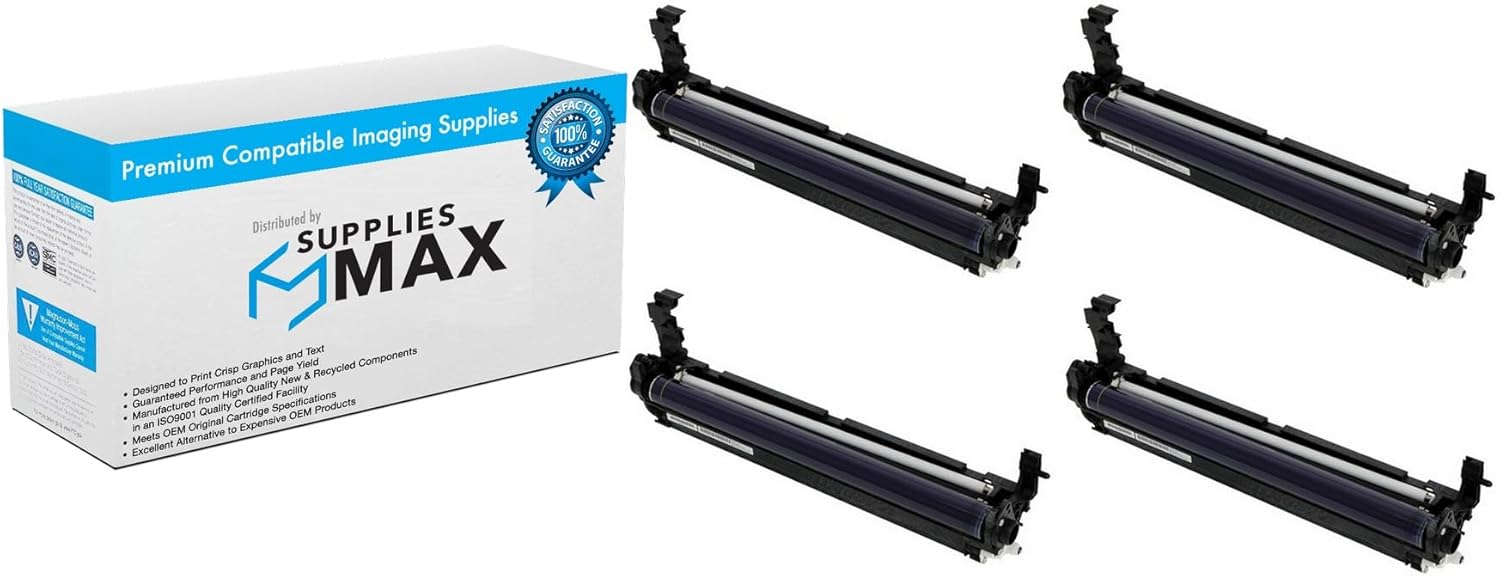 Compatible Replacement for Gestetner Corp MP-C2004/MP-C2004EX/MP-C2504/MP-C2504EX/MP-C2504SP Drum Unit Combo Pack (BK/C/M/Y) (D244-2250BCMY)