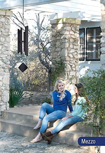 Music of the Spheres – Hawaiian Mezzo, Small-Medium Handcrafted Wind Chime, Precision Tuned, Weather-resistant Unique Outdoor Wind Chimes, 38