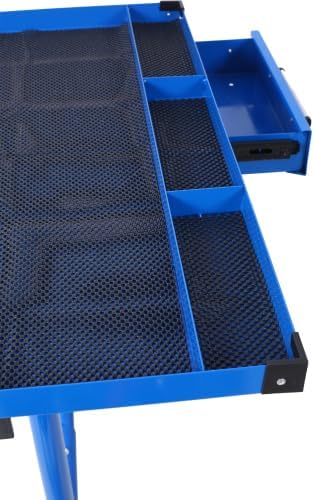 Adjustable Tear Down Work Table with Drawer for Garages, Repair Shops, and DIY, Portable, (4) 2.5