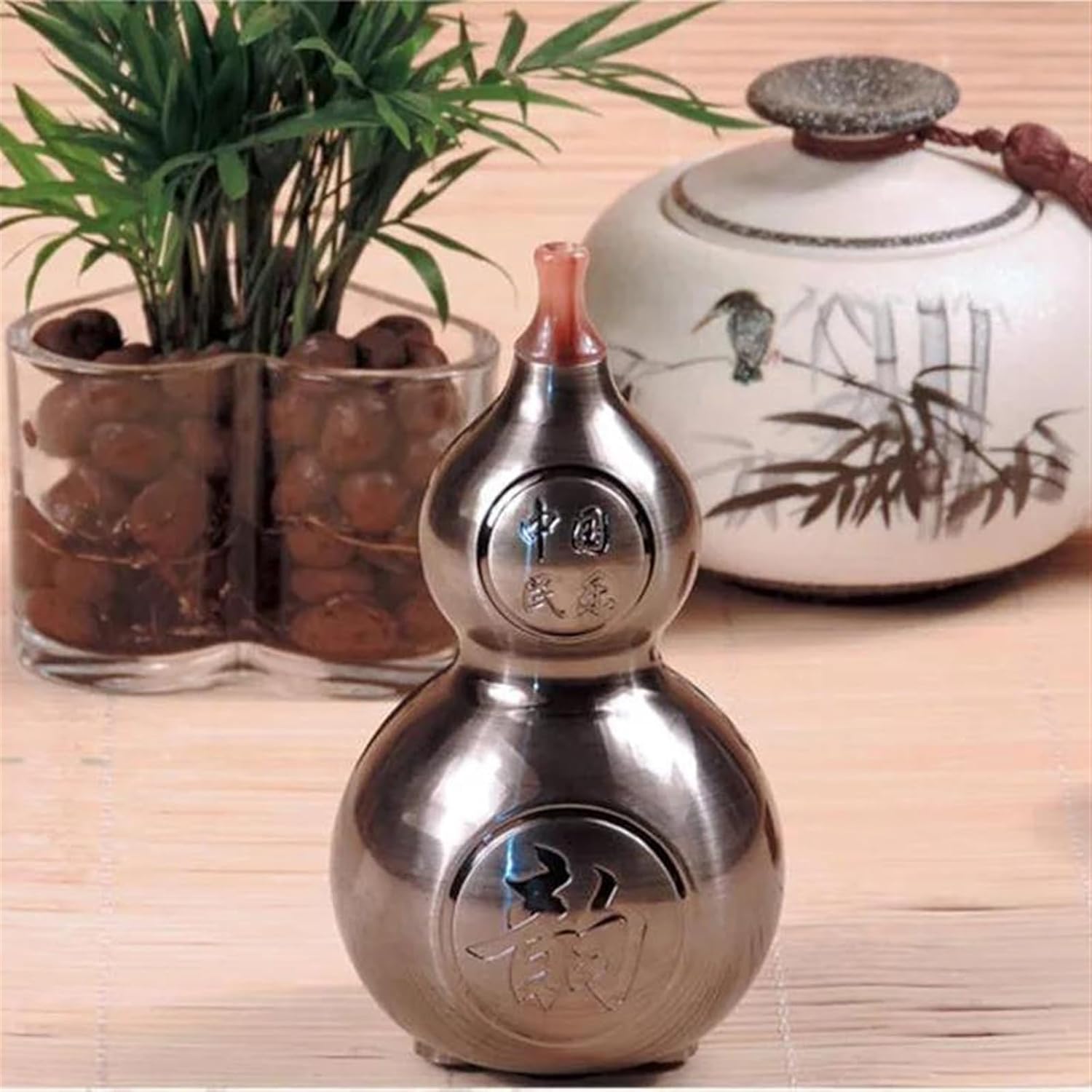 Hulusi Flute - Chinese Traditional Wind Instrument in C/Bb Key with Case (Bb Key)