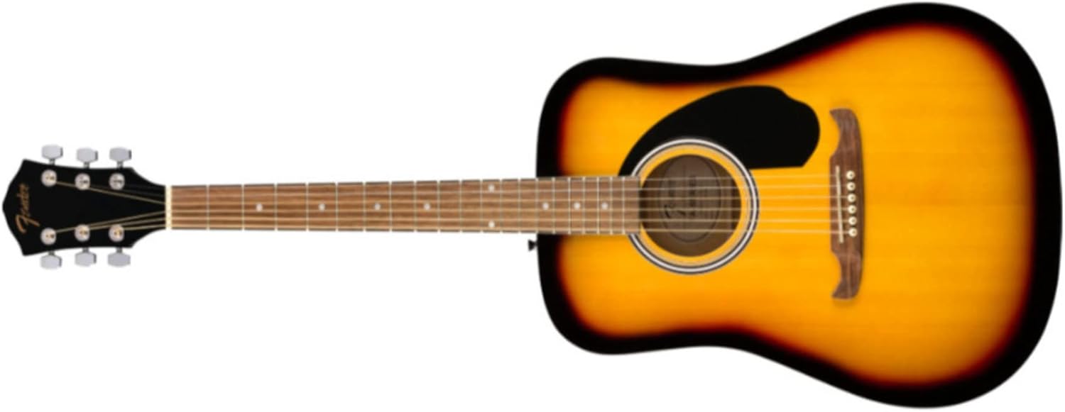 Fender FA-125 Dreadnought Acoustic Guitar, with 2-Year Warranty, Sunburst, with Gig Bag