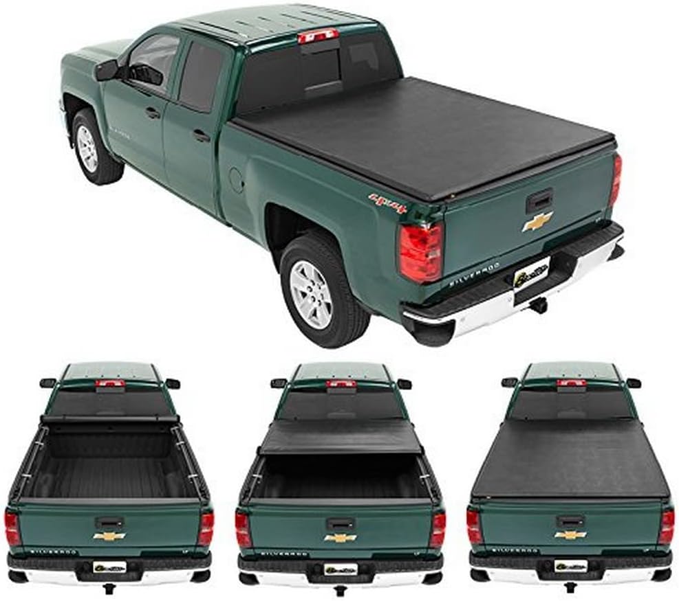 Bestop 19219-01 EZ-Roll Tonneau Cover for 2015-2018 Chevy Colorado/GMC Canyon, 5.2' bed