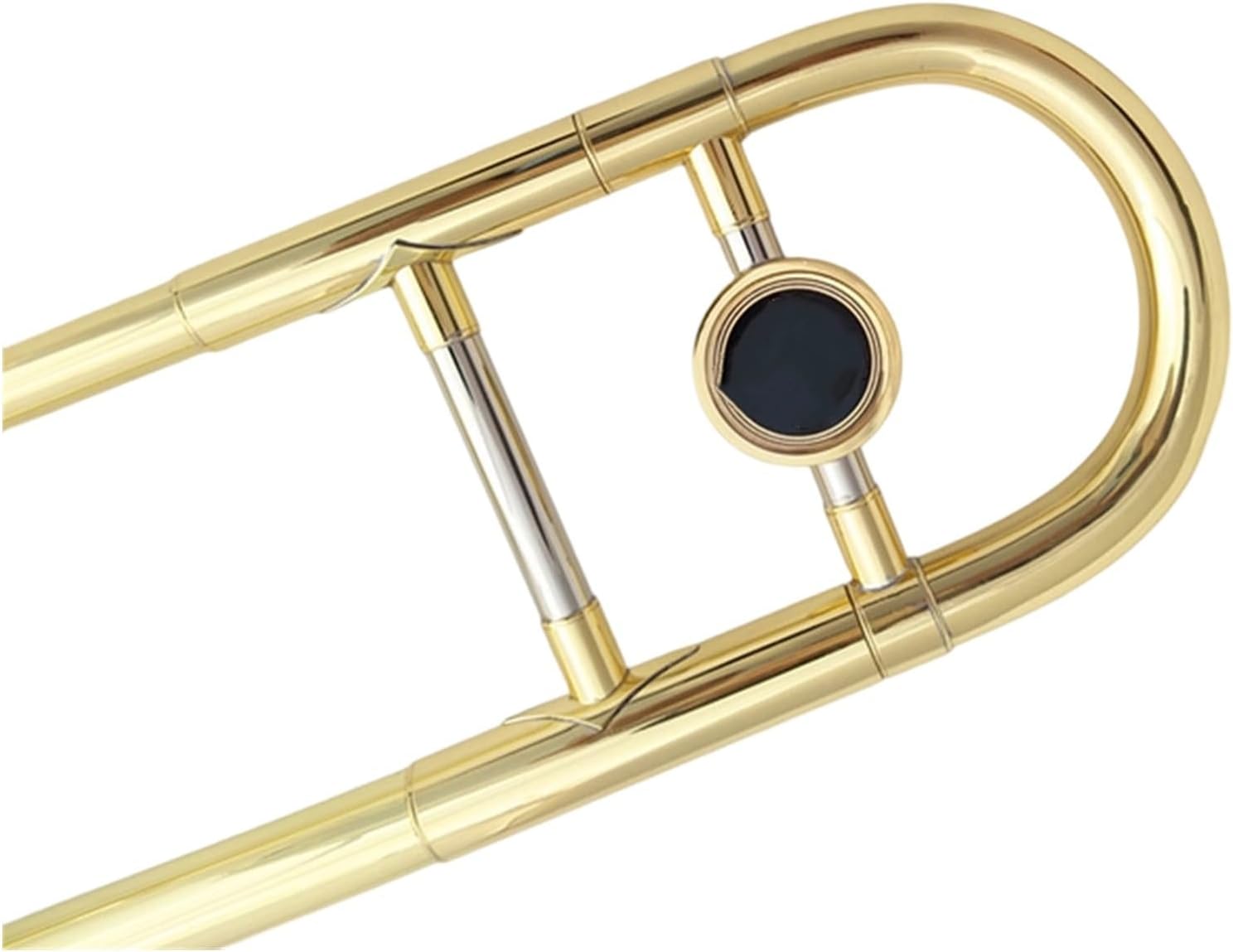 Adult Trombone Instrument Professional Alto Brass Pipe B Flat Lacquer Gold Playing Practice Instrument