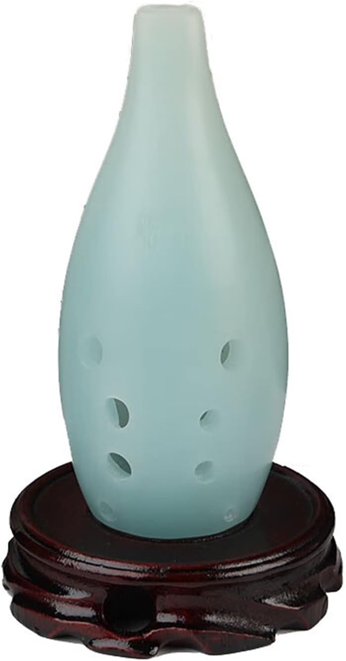 Full-Mouth Xun Ten-Hole Resin G-Tune Pottery Xun Playing Type Beginners Portable Ocarina Wind Instrument Children Ocarina (Color : 02)