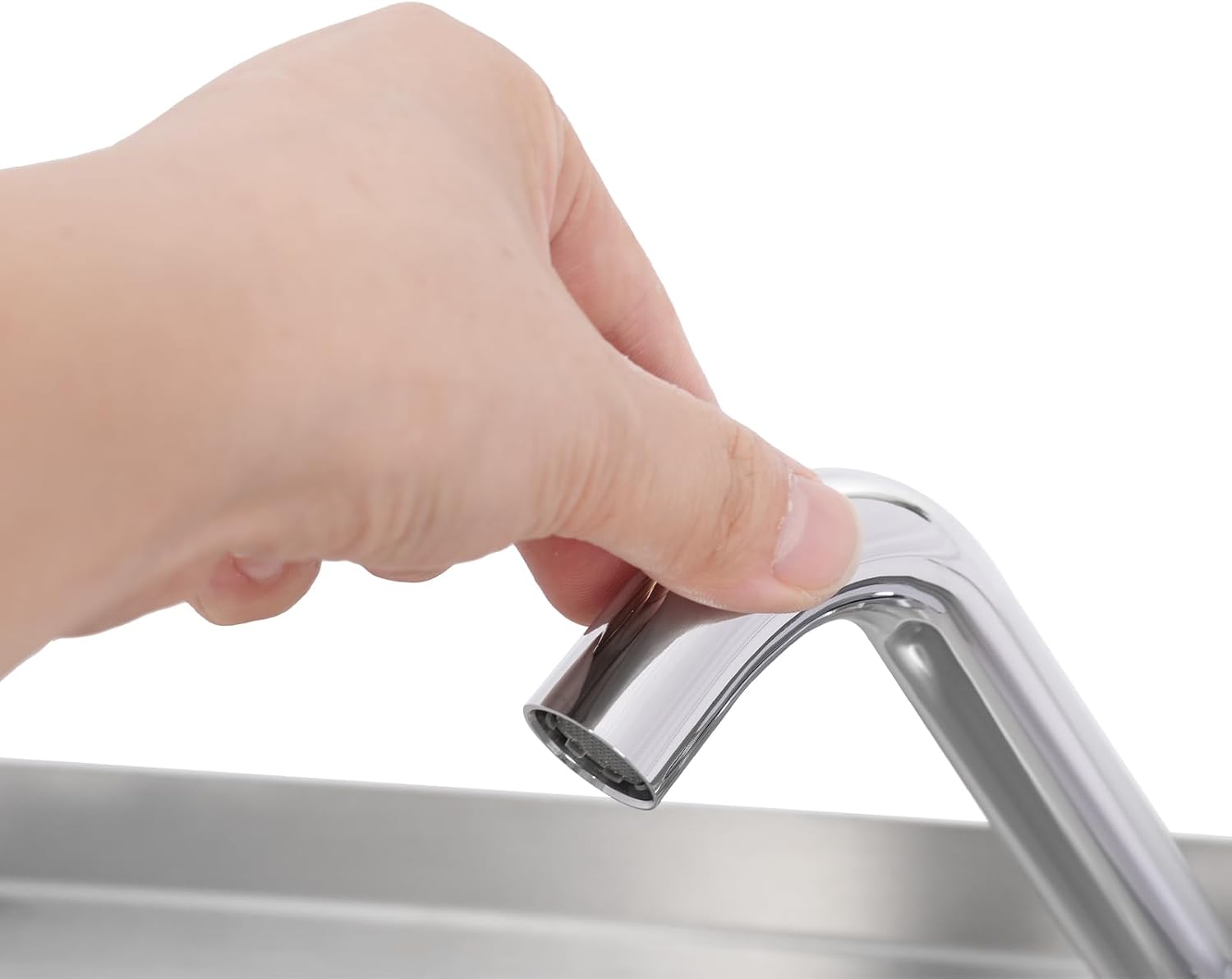 Triangular Stainless Steel Sink, Bathroom Water Channel Wall Mount Corner Small Sink, Wall-mounted Corner Trough Mini Kitchen Basin w/Faucet, Drain Plug, Hose for Kitchen Bathroom