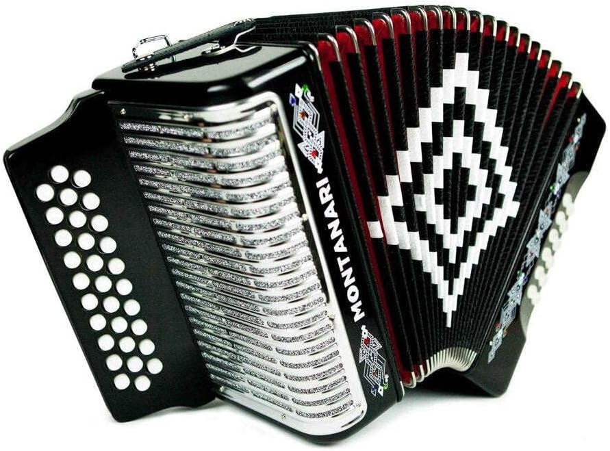 Montanari 3112 MG Accordion GCF Black