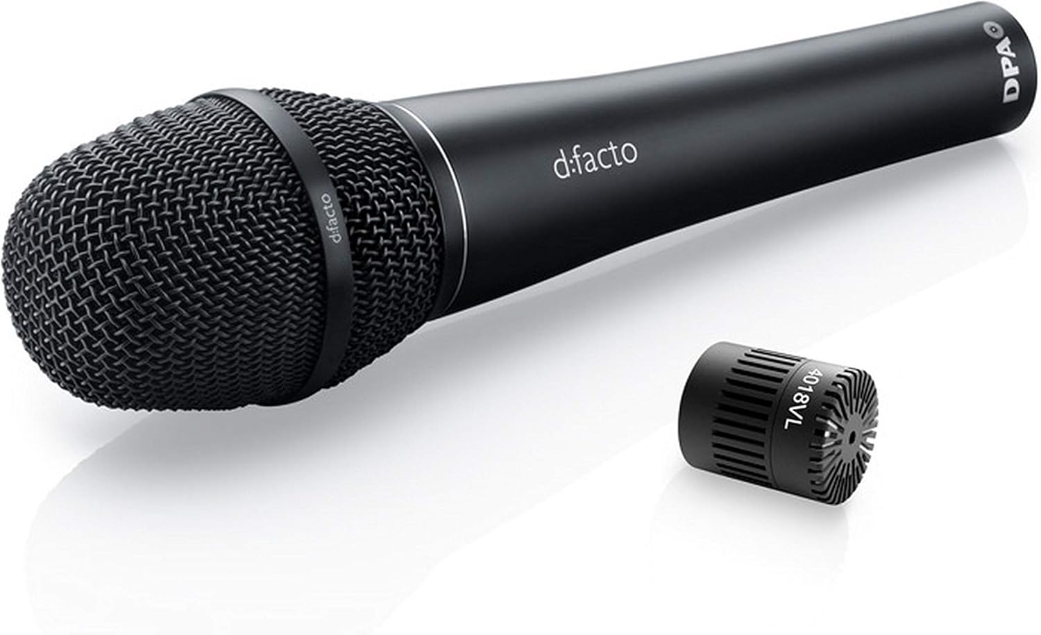 DPA d:Facto 4018VL Linear Supercardioid Condenser Microphone with Wired Handle - Black