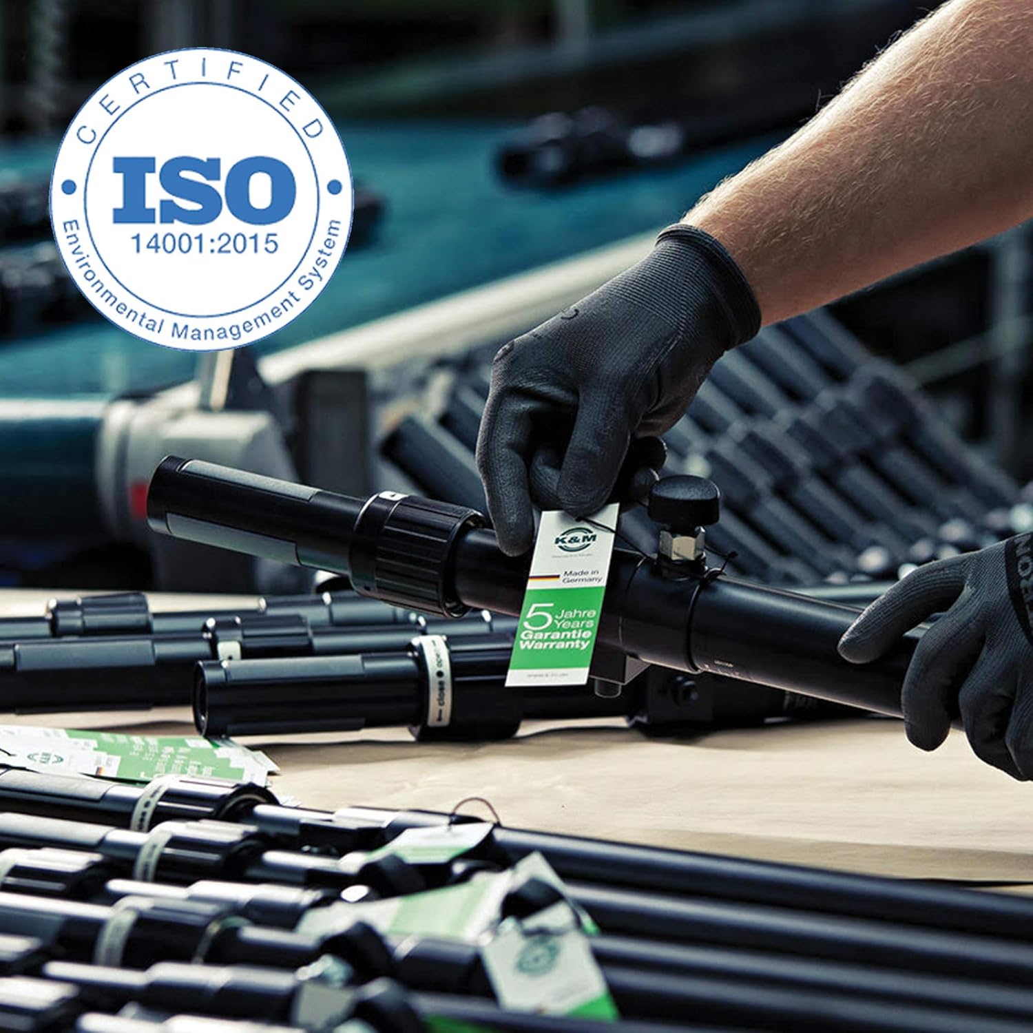 K&M - Konig & Meyer 10065.000.55 Heavy Duty Music Stand - Large Deep Desk - Sturdy Base - Adjustable Height - Compact - Professional Grade for Musicians - German Made - Black