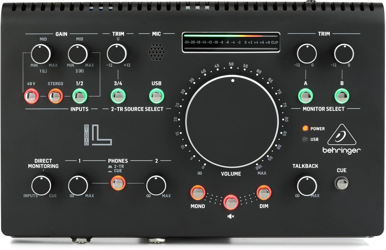 Behringer Studio L High-end Studio Control with VCA Control and USB Audio Interface