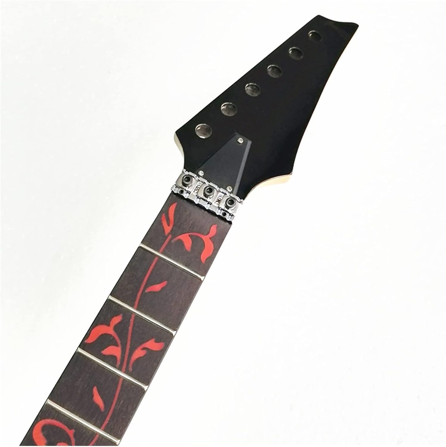 24 Frets Electric Guitar Neck Rosewood Fingerboard Guitar Strings Lock Guitar Accessories Parts Electric Guitar Neck