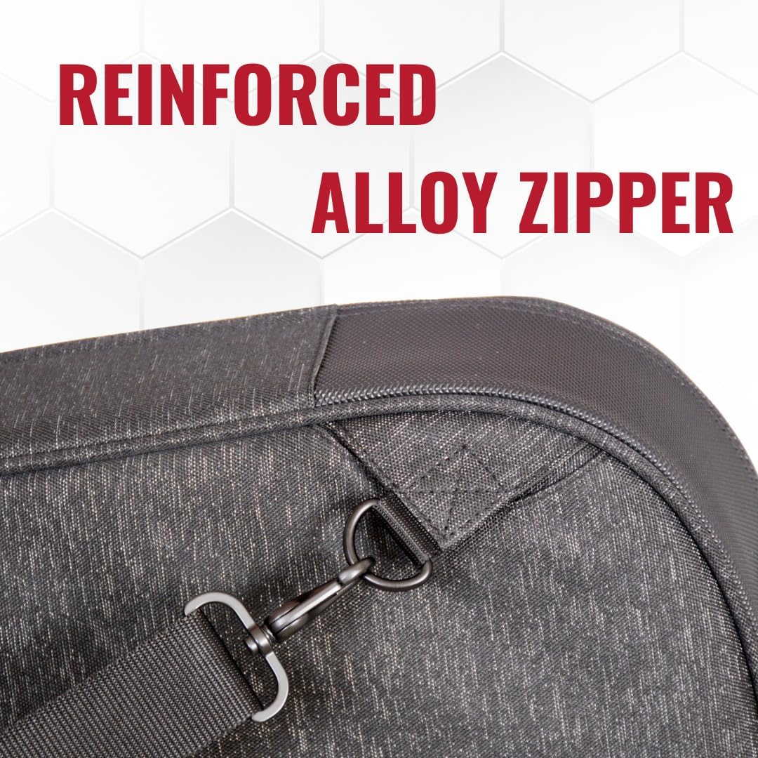 VEKTO Bass Guitar Gig Bag 28mm Padded, 800D Waterproof Fabric and EVA Reinforcement,Large Pocket, Hideaway Straps, Detachable Neck Support