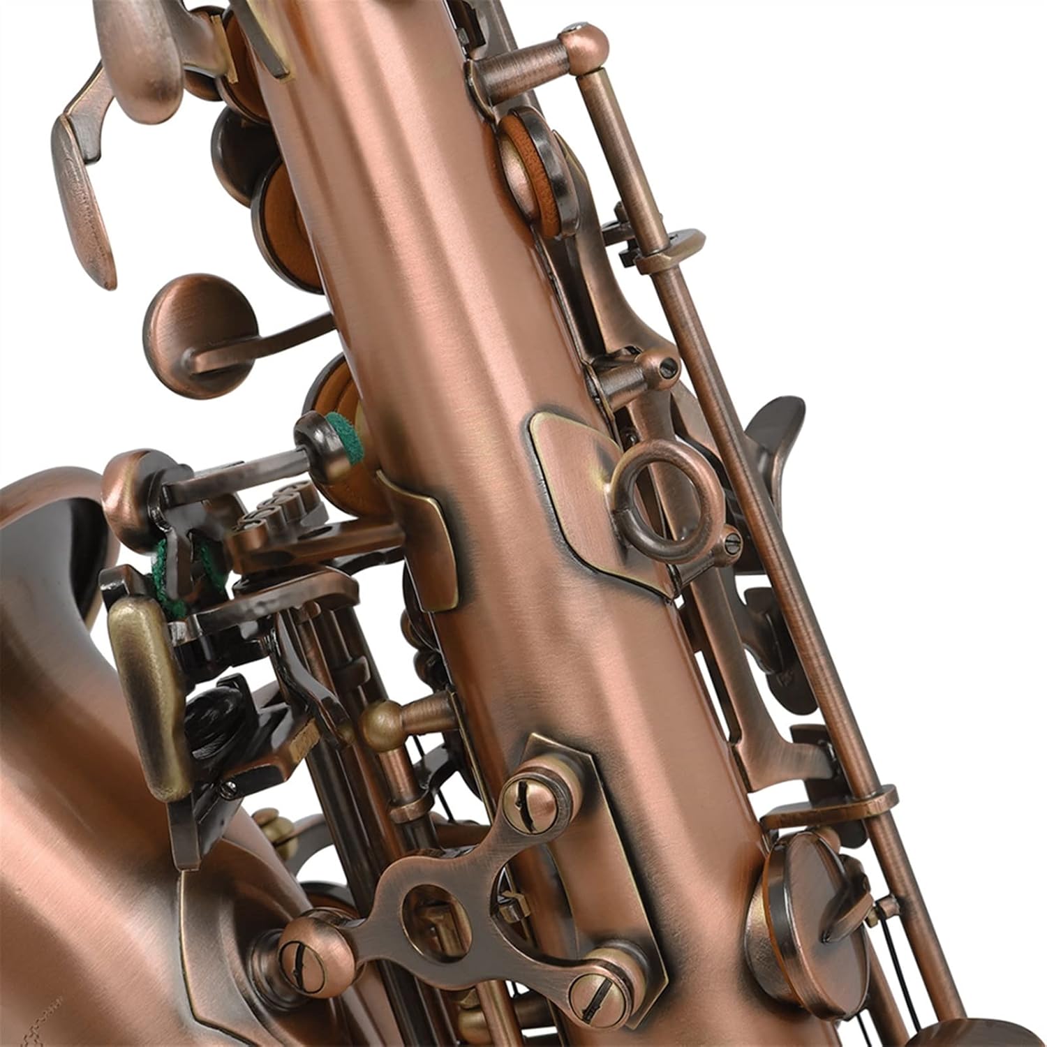 Sax Beginners Kit Saxophone Red Antique Imitate Classical Carve Pattern Sax Abalone Shell Buttons Mouthpiece Wind Instrument Accessories Wind Instrument