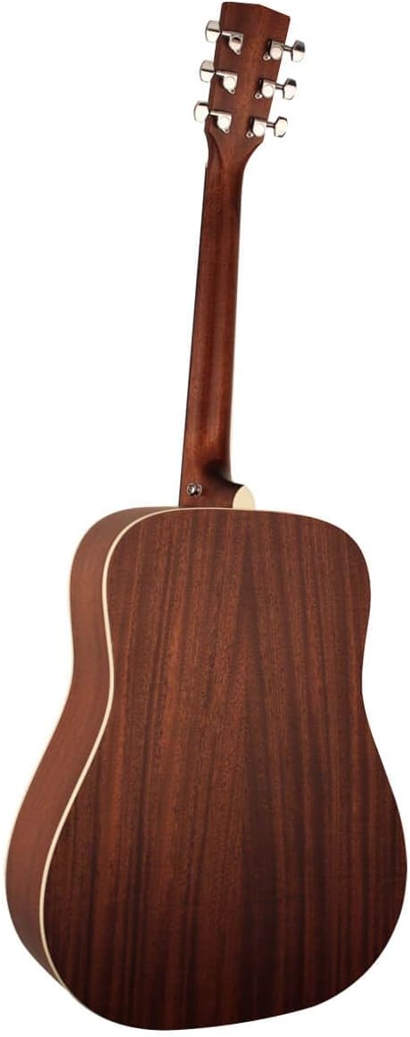 Cort EARTH70OP Dreadnought Acoustic Guitar Solid Spruce Top, Natural Open Pore