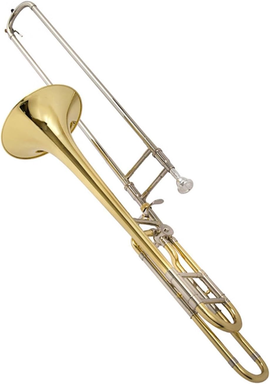 Adult Trombone Instrument Suitable For Beginners And Adults Tenor Trombone Instrument B Flat To F Key Professional White Copper