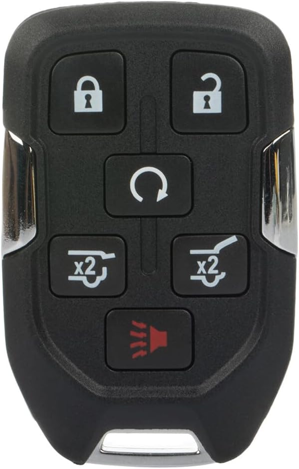 ECCPP HYQ1AA Keyless Entry Remote Car Key Fob Replacement for 2015-2018 Fit for Chevrolet Suburban 5.3L 2016-2018 Fit for Chevrolet Suburban 6.0L 6 Buttons Pack of 2