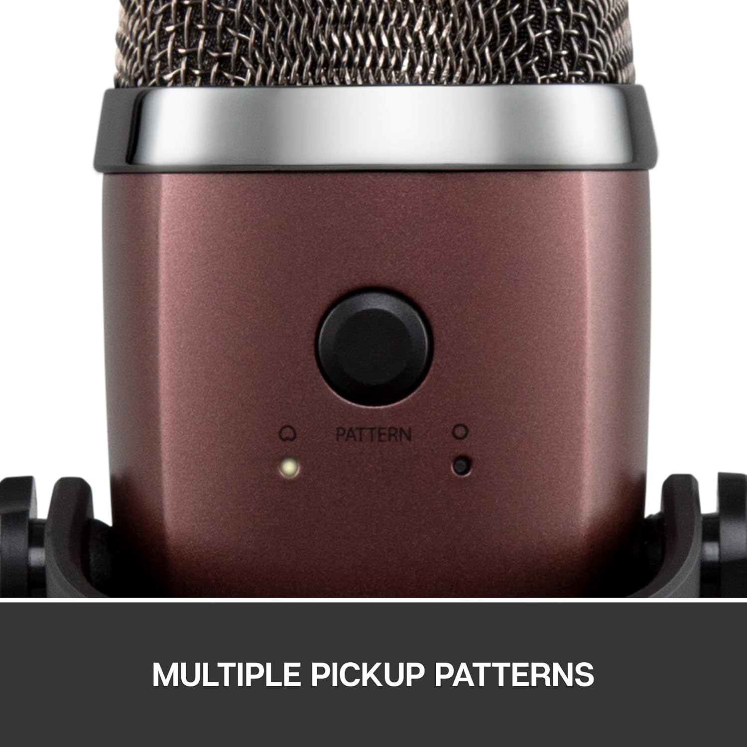 Blue Yeti Nano Premium USB Mic for Recording and Streaming - Red Onyx (Renewed)