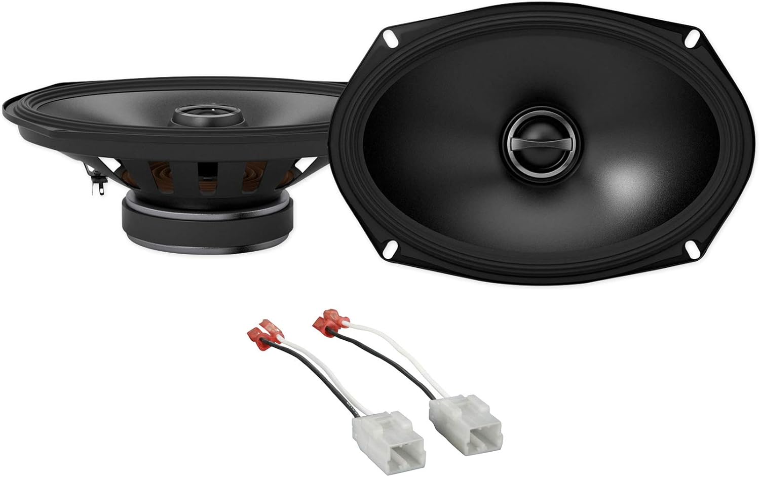 Metra 72-6514 Speaker Harness Connector for Chrysler/Dodge/Jeep Cherokee Bundle with Pair ALPINE S-S69 260 Watt 6x9