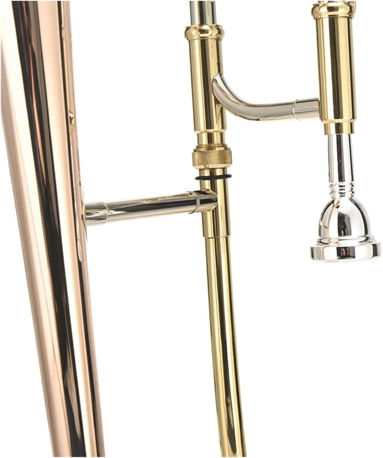 Adult Trombone Instrument Professional Bb Tenor Trombone Instrument With Phosphorus Bronze And Gold Lacquer