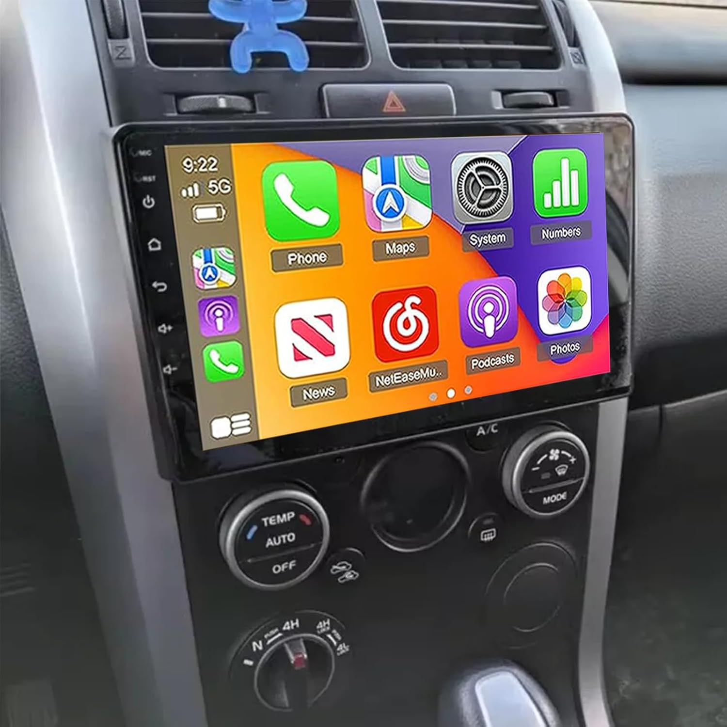 2+64G Car Radio for Suzuki Grand Vitara 2005-2015 Wireless Carplay & Android Auto, 9 Inch IPS Touch Screen for Suzuki Grand Vitara Car Stereo Bluetooth FM in Dash GPS WiFi Backup Camera SWC