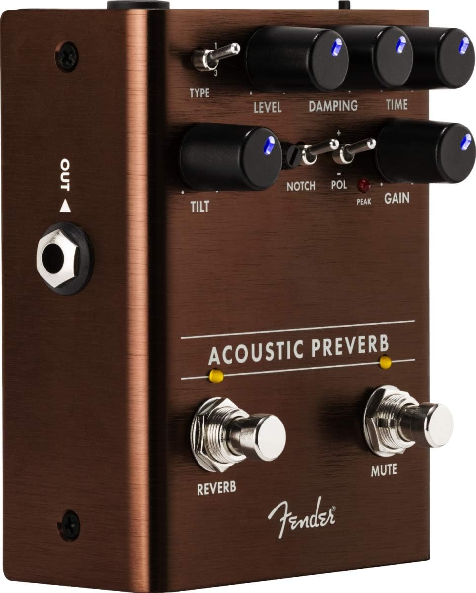 Fender Acoustic Preverb Acoustic Preamp/Reverb Pedal