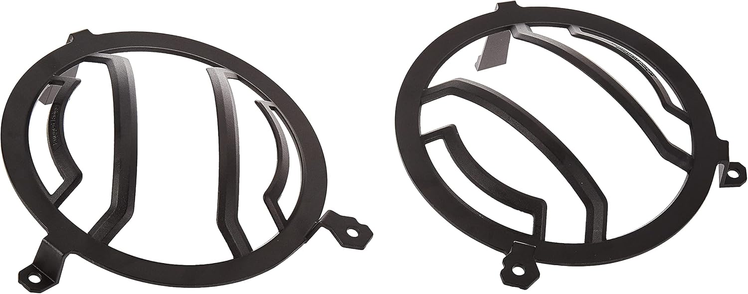 Rugged Ridge 11230.21 Elite Euro Guard Kit, Headlight, Black; 18-Current Jeep Wrangler / 20-Current Gladiator