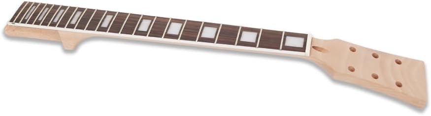 Fojill DIY Build Your Own Electric Guitar kit LP Mahogany Body Neck Rosewood Frerboard Fingerboard All Parts Included(FLPK-60BM)