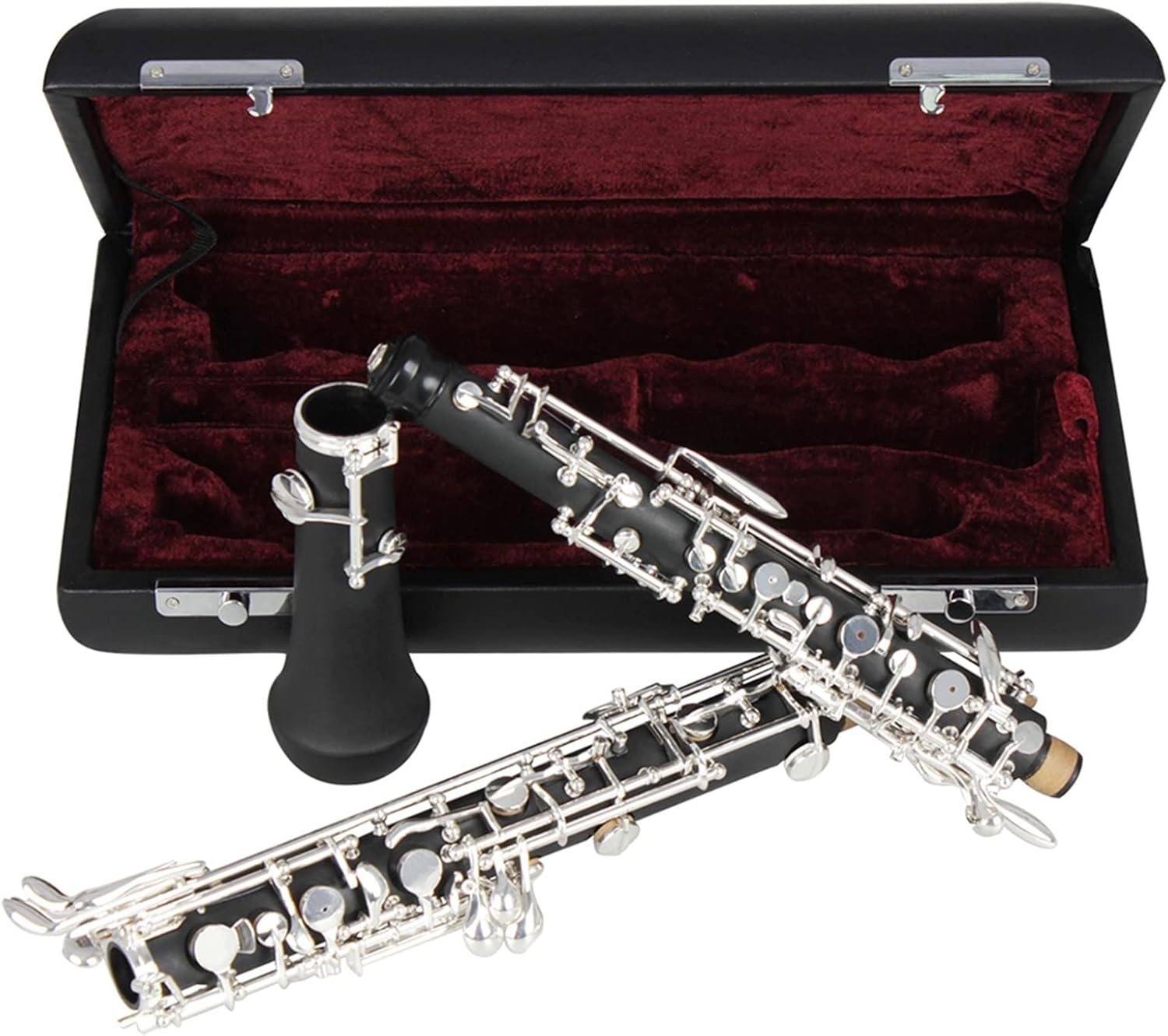Professional C Key Oboe Semi-Automatic Style Bakelite Oboe Woodwind Musical Instrument Oboes Beginner