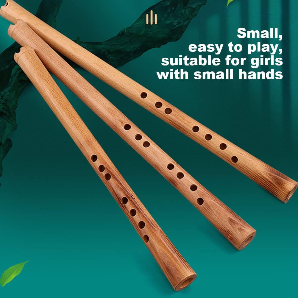 A Small Hole Pitch Beech Shakuhachi, There are Three Tones of A, B Flat, and C to Choose from, Chinese Traditional Folk Musical Instrument,B Flat