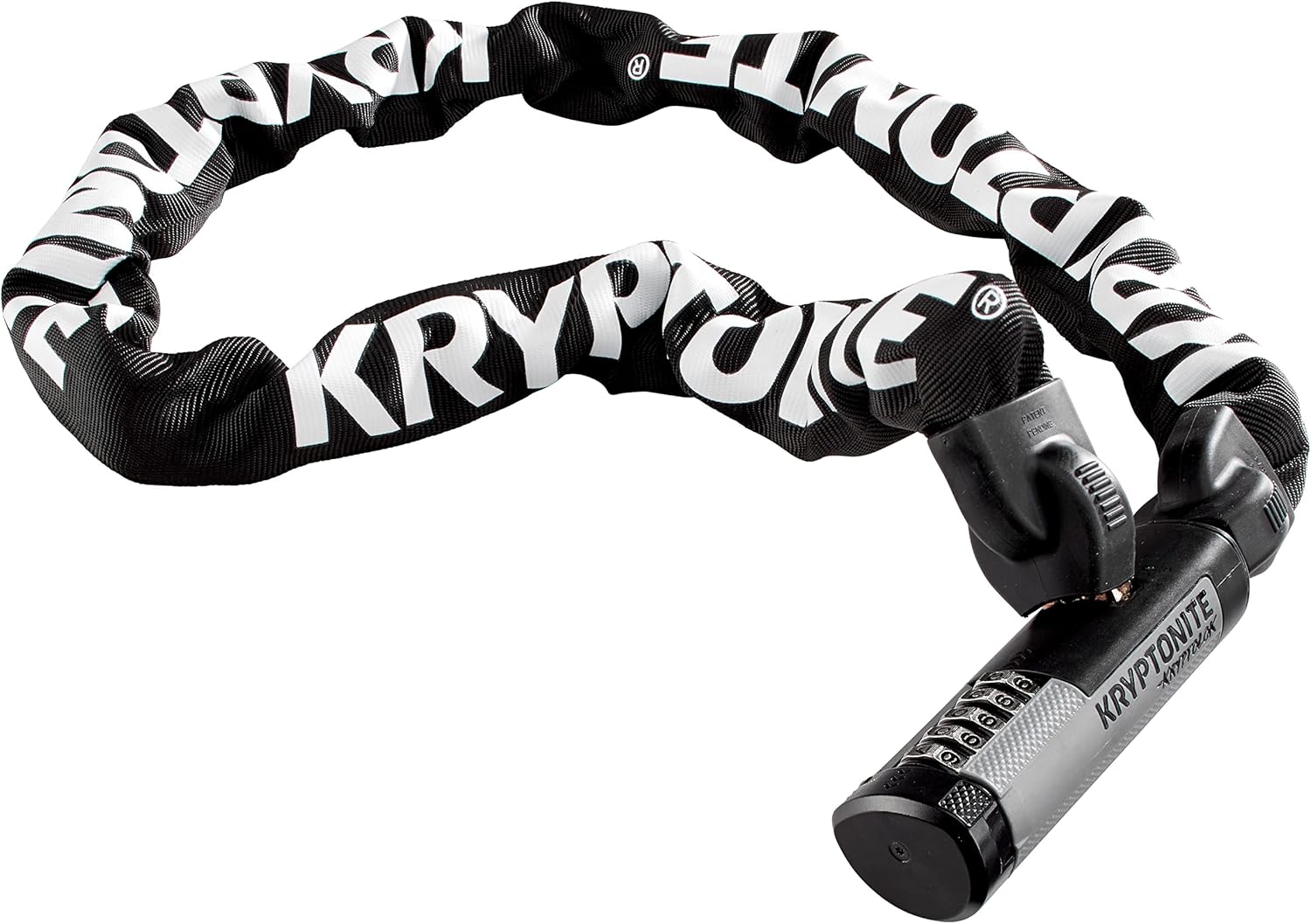 Kryptonite Kryptolok 912 9.5mm Combo Chain Bicycle Lock , Black