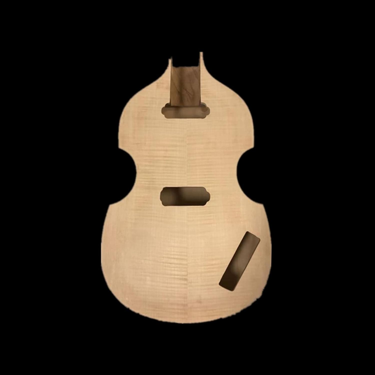 DIY Electric Guitar Kit 2 Dual-Coil Pickups Unfinished DIY Electric Bass Guitar Kit 2 Volume Controls