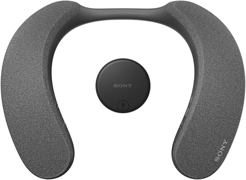 Sony SRS-NS7 Wireless Neckband Speaker with Bluetooth and Built-in Microphone (Renewed)
