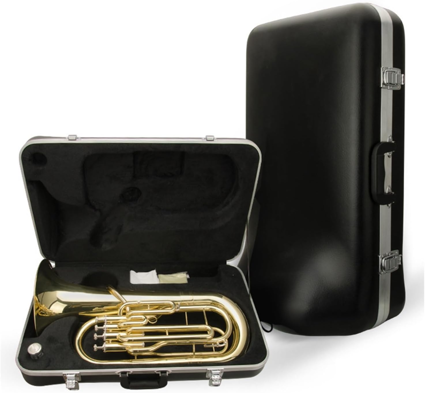 Professional Lacquered Gold B Flat Upright Key Euphonium Brass Instrument Euphonium All-brass Instrument