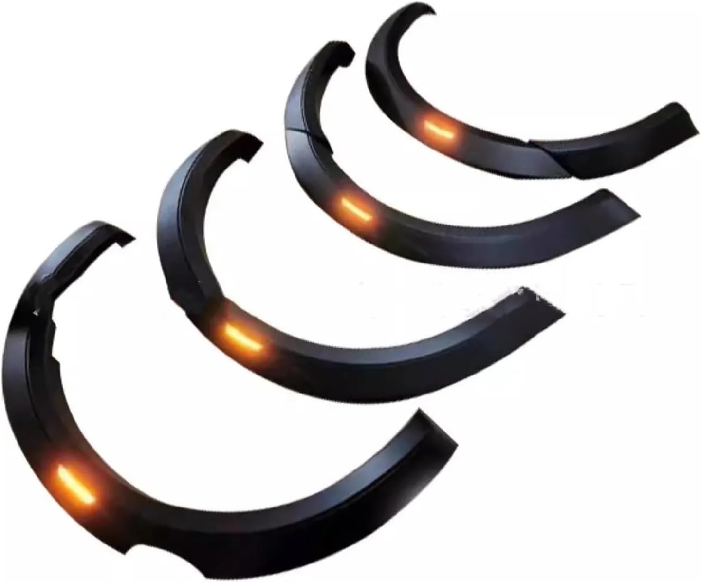 Car Wheel Eyebrow Protector Sticker Trim Fender Flare Anti-scratch Compatible For Ford Ranger T7 T8 15-19