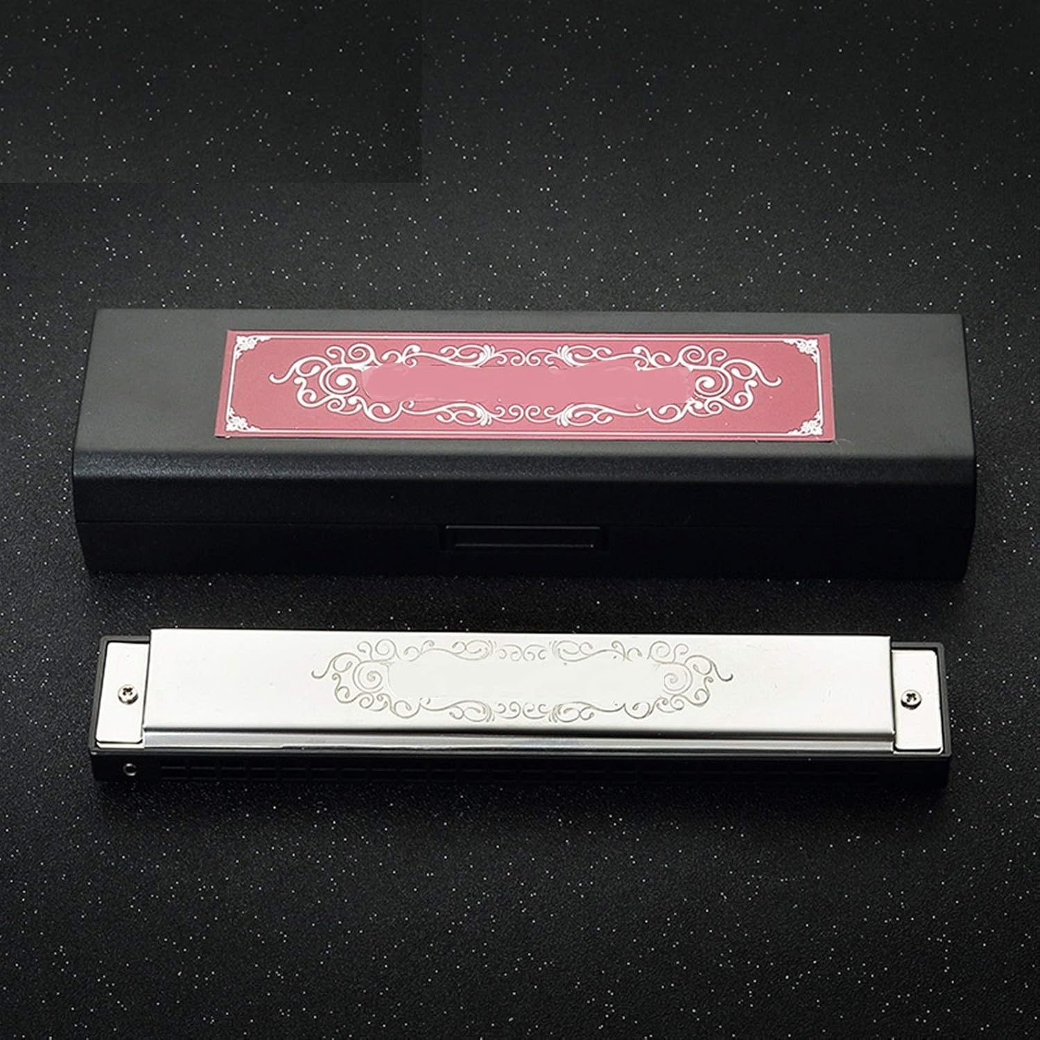 SUOFEILAIMU Tremolo Mouth Organ Woodwind Instruments 24 Holes Harmonica Key of C/D/E/F/G/A/A/B for Beginner Harp (Color : Key of Gb)