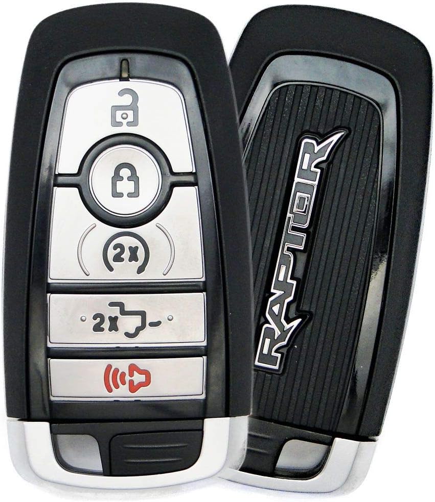 Ford 2018 F-150 Raptor 5-Button OEM Remote Smart Key - Plastic - Pickup Truck - Raptor