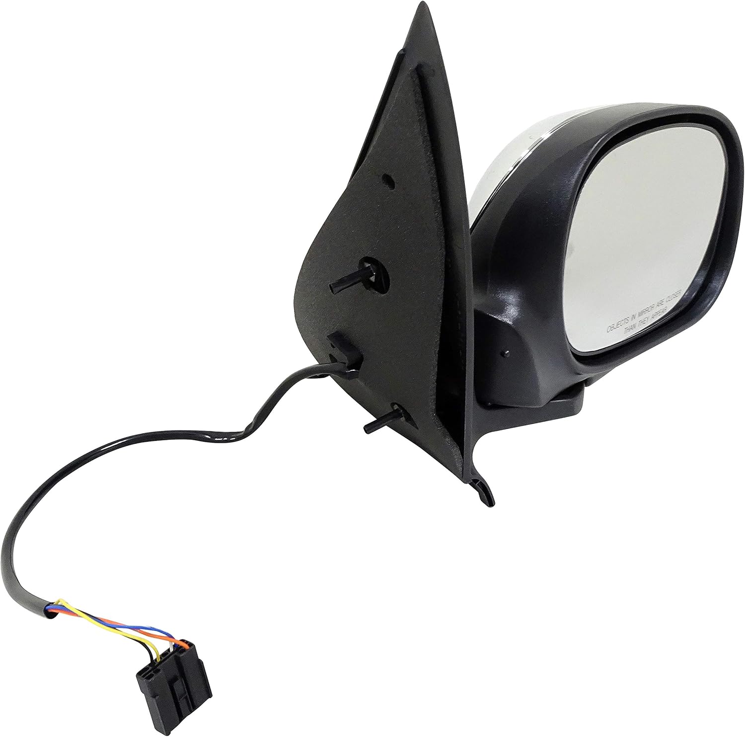 Dorman 955-1499 Passenger Side Power Door Mirror - Folding with Signal Compatible with Select Ford Models, Chrome