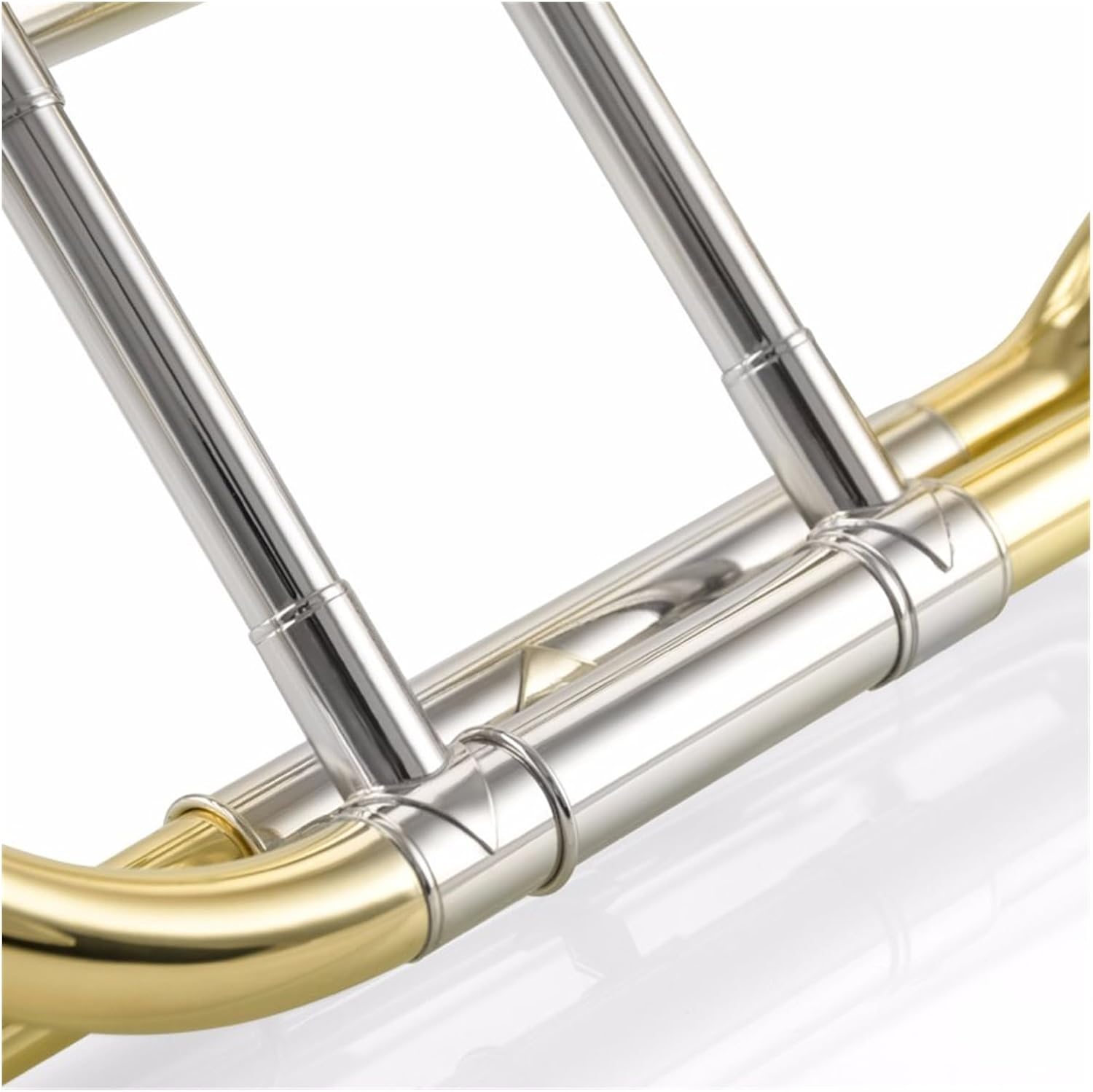 Adult Trombone Instrument Tenor Trombone Transposition B Flat To F Key White Copper String Playing Adult Musical Instrument