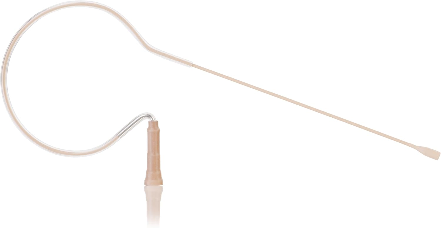 Countryman E6OW6L1AW Springy E6 Omnidirectional Earset with 1-mm Cable for Audio Technica Transmitter (Light Beige)