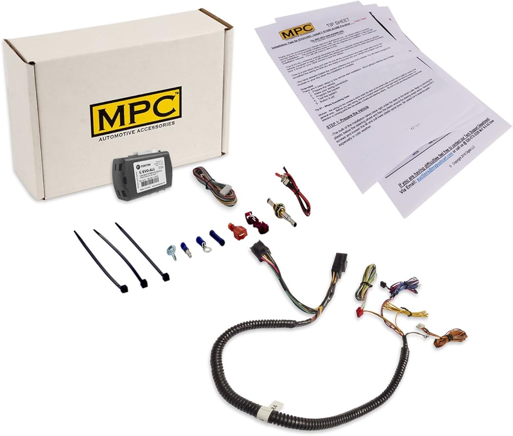 MPC Complete Factory Remote Activated Remote Start Kit Compatible with 2008-2010 Volkswagen Routan - Prewired - w/T-Harness