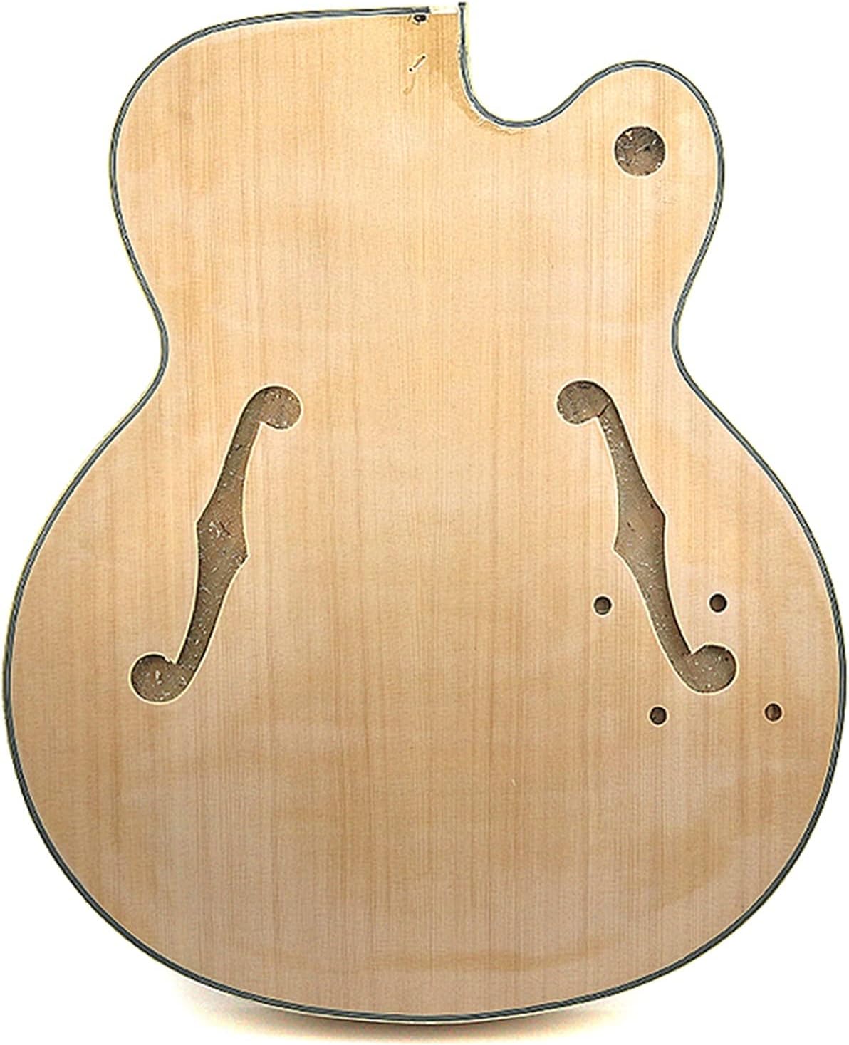 DIY Guitar Kits Broadway Jazz Guitar Body Sound Barrel Spruce Plywood Panel Maple Plywood Back