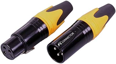 Davitu Electrical Equipments Supplies - 100pcs/50sets 50PCS 3 Pin XLR Female Jack + 50pcs Male Plug Professional 3 Pole XLR Socket Plug Microphone Connector s - (Color: Blue)